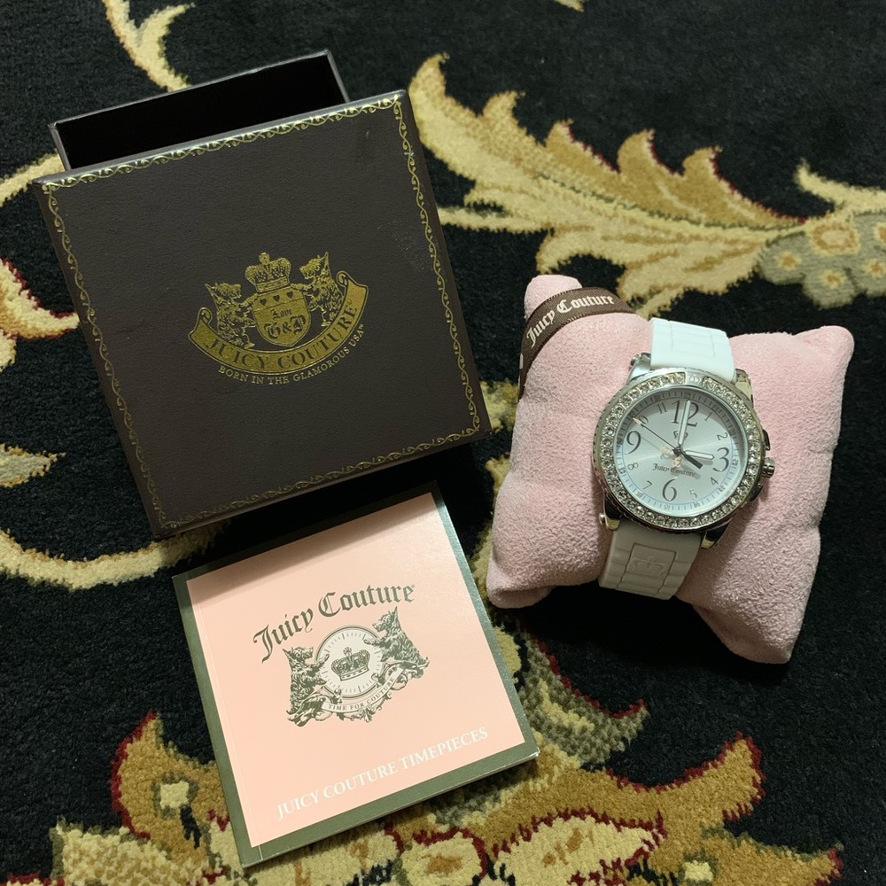 Authentic Juicy Couture Rhinestone Dial Watch